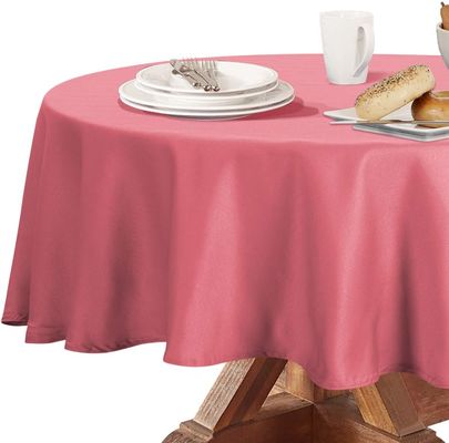 Factory Direct Sale Custom Printing PEVA Plastic Round Table Cloth For Event
