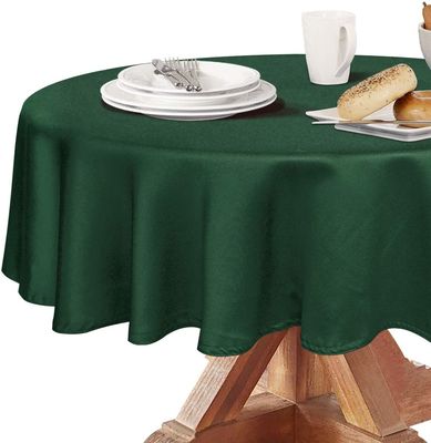 China Supplier Table Cover Custom Printing PEVA Plastic Round Table Cloth For Dinning