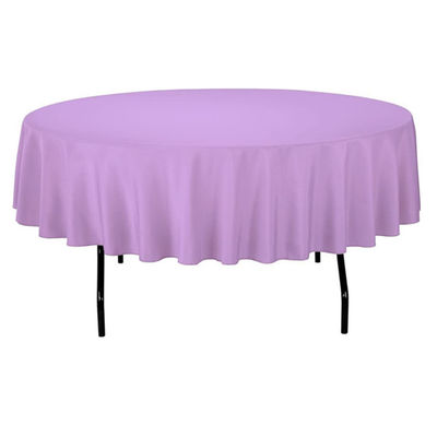 Best-selling Custom Printing PEVA Plastic Round Table Cloth For Banquet