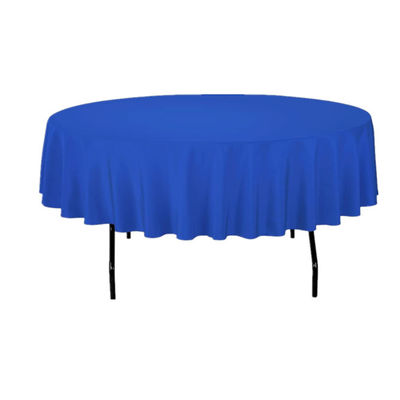 Best-selling Custom Printing PEVA Plastic Round Table Cloth For Banquet
