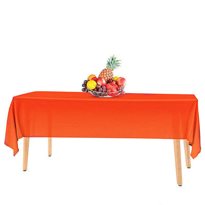 Biodegradable Disposable Plastic Tablecloths For Party / Banquet / Wedding
