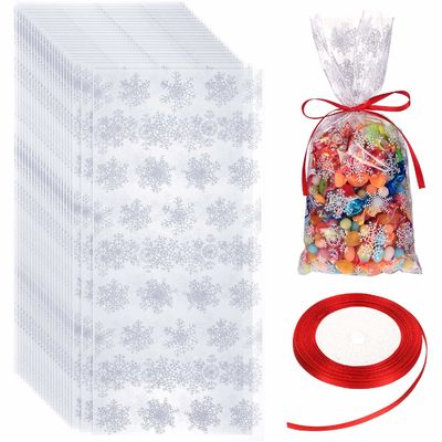 Waterproof Colorful Plastic Gift Wrap Bags For Christmas Event Decoration