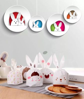 High Quality Easter Clear Plastic Cellophane Candy Bag Bopp Cello Treat Bag