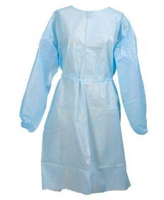 CPE Plastic Disposable Safety Clothing , Long Sleeve Hospital Gowns