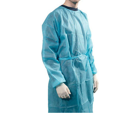 Environmentally Friendly Disposable CPE Gown With Waist Tie Closure