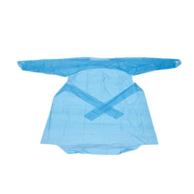 Eco-Friendly CPE Material Clothing Made Disposable Plastic Isolation Gown