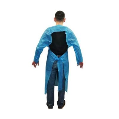Blue 2/5/10PCS Disposable Protective Clothing, Medical Isolation Gowns, Blue Protective Coverall