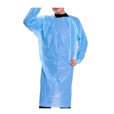 Disposable Quarantine Protective Gown - Full Body Isolation Blue Gown Suit (Pack Of 20)