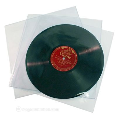 50x 12&quot; LP Durable Wrinkle-Free Crystal Clear Vinyl Record Outer Sleeves