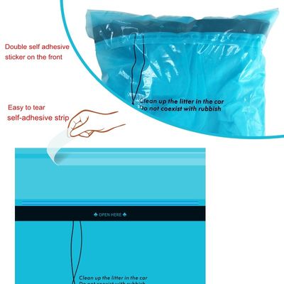 PE Plastic Disposable Car Trash Bags Biodegradable Waterproof