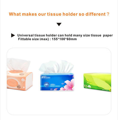 tissue holder PU leather tissue holder for car tissue holder for home storage bag with rain coat trash bag  tissue paper