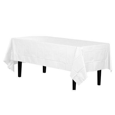 Plain Dyed SGS Disposable Plastic Table Cover PEVA