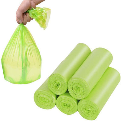 White Recycled Degradable Trash Bags Compostable Rubbish Waste Basket Bags for Kitchen