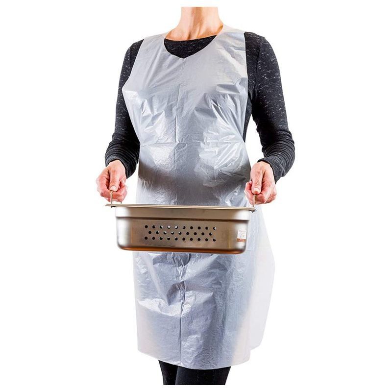 Waterproof Disposable CPE Plastic Aprons 70x110CM For Kitchen Working