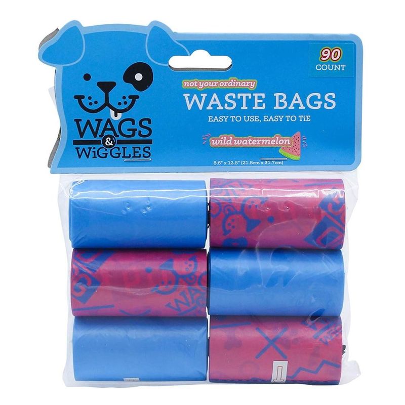 Printed  Biodegradable Custom Products for Dogs Unscented Printed Dog Poop Bags for Doggy Pet Waste Bag