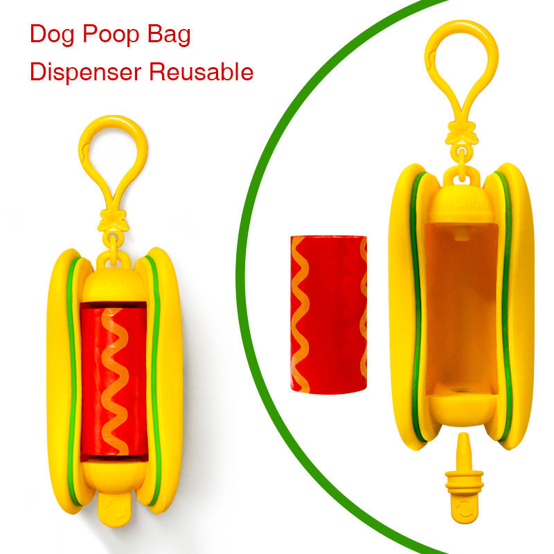 Biodegradable  Dog Waste Poop Bagswith Dispenser Hot selling Customized 5%  EPI Dog Poop Bag