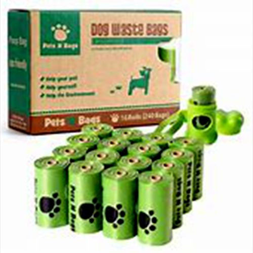 Pet Products 2020 Wholesale  Dog Doggie  Poop Bag  with Dispenser  Biodegradable Dog Waste Bags