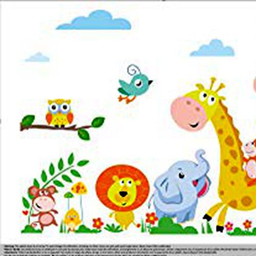 Safari Disposable Placemats For Table Top 60 Mats for Children Kids Toddlers Baby Perfect to use as Restaurants Place mats
