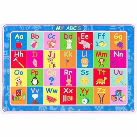 Disposable 12X18'' Waterproof Custom Desgin BPA Free Learning Plastic Placemat for Baby or Toddler