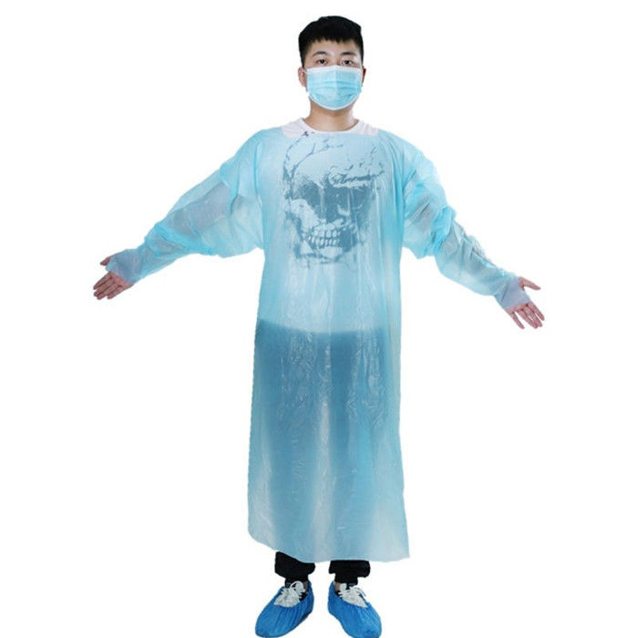 Waterproof Plastic Disposable CPE Protective Isolation Gown Apron